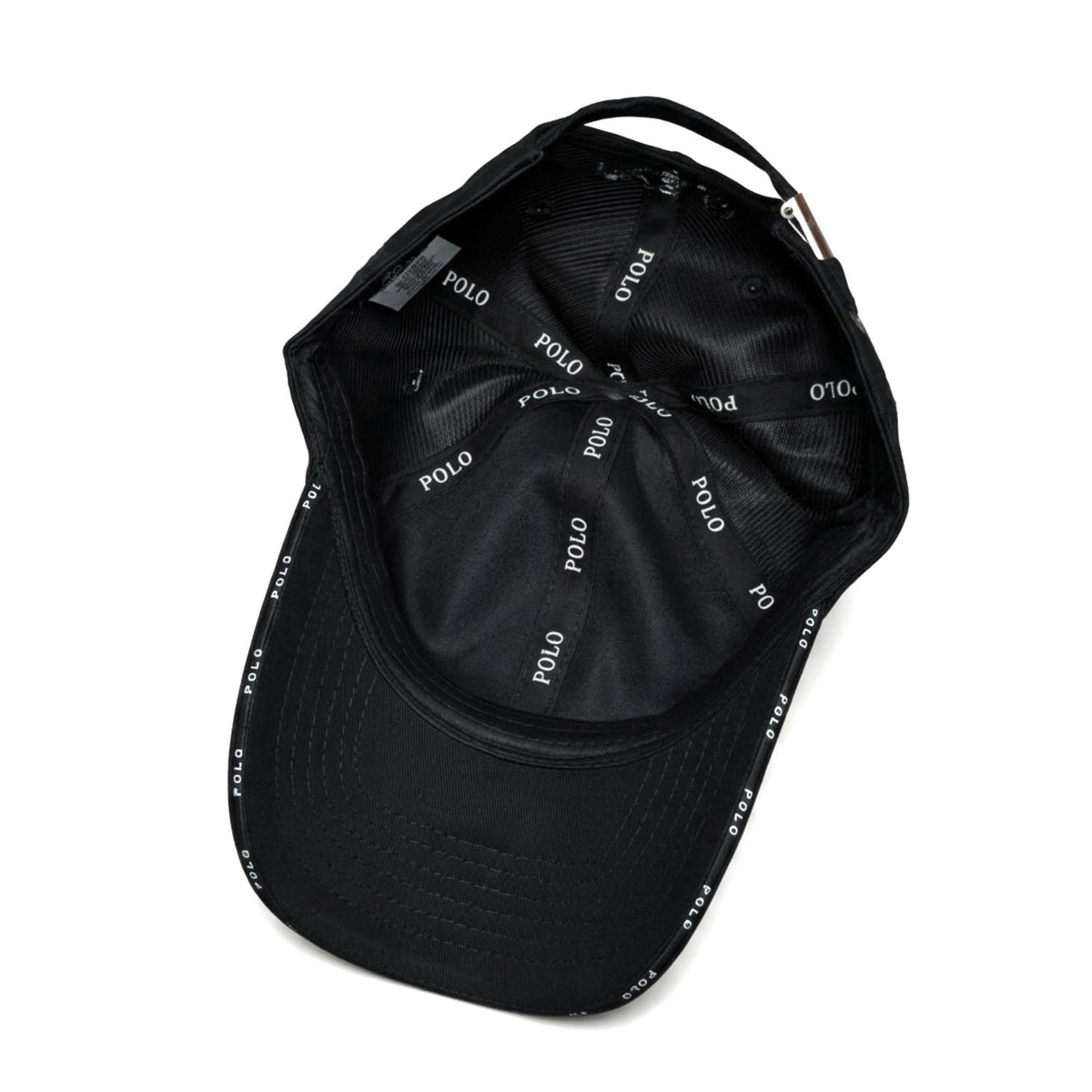 Casquette POLO Non-structuré (Black Black)