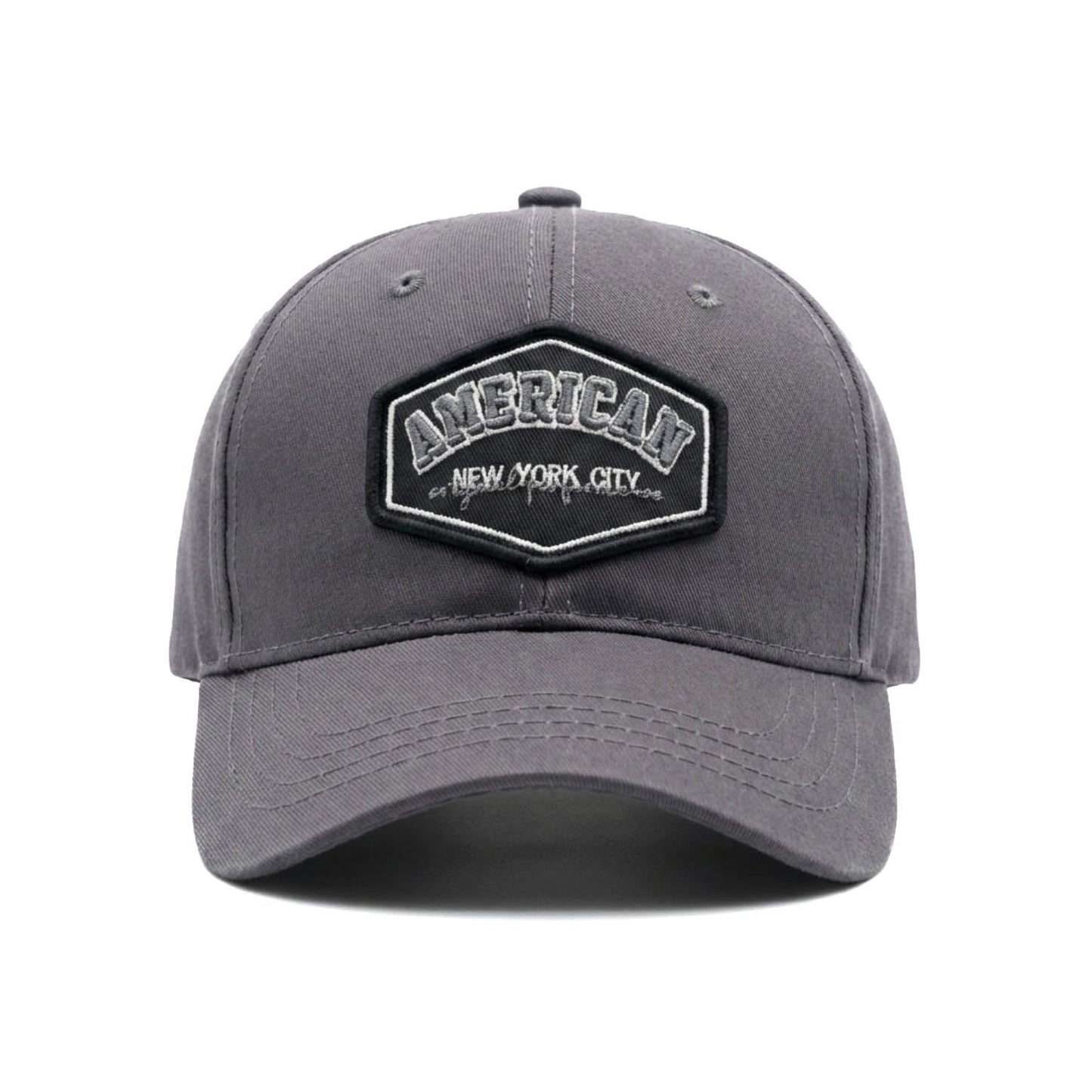 Casquette Vintage "AMERICAN" (Grise)