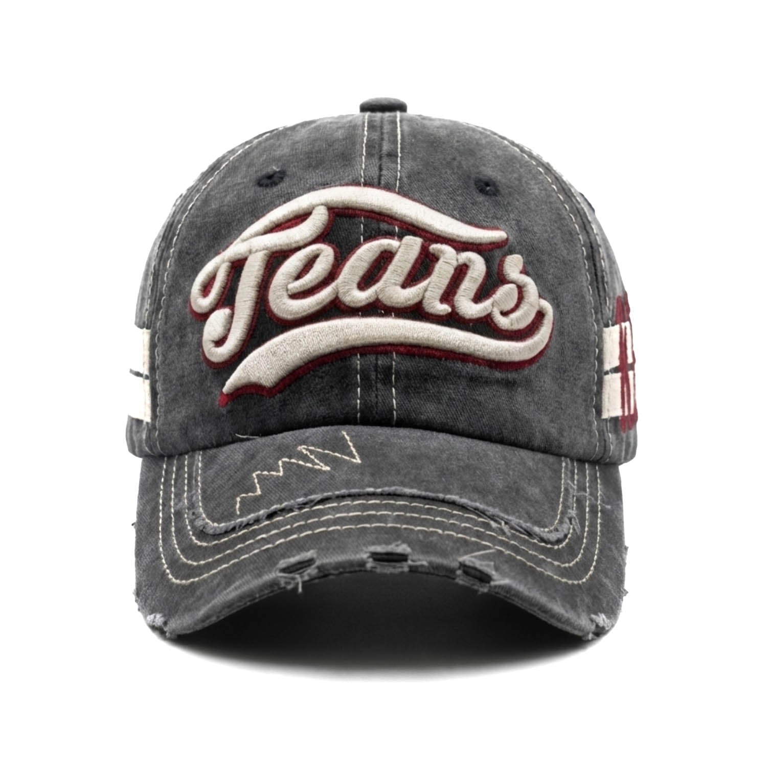 Casquette Vintage Jeans (Noire délavée)