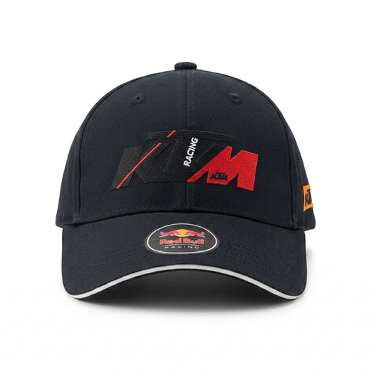 Casquette Racing | Édition "KTM" (Noir Mat)