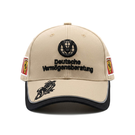 Casquette Racing | Édition "FERRARI" (Beige / Sable)
