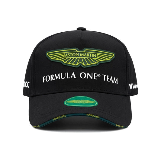 Casquette Racing | Édition "ASTON MARTIN" (Noir & Vert)