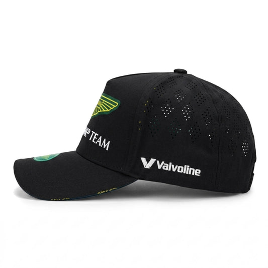 Casquette Racing | Édition "ASTON MARTIN" (Noir & Vert)
