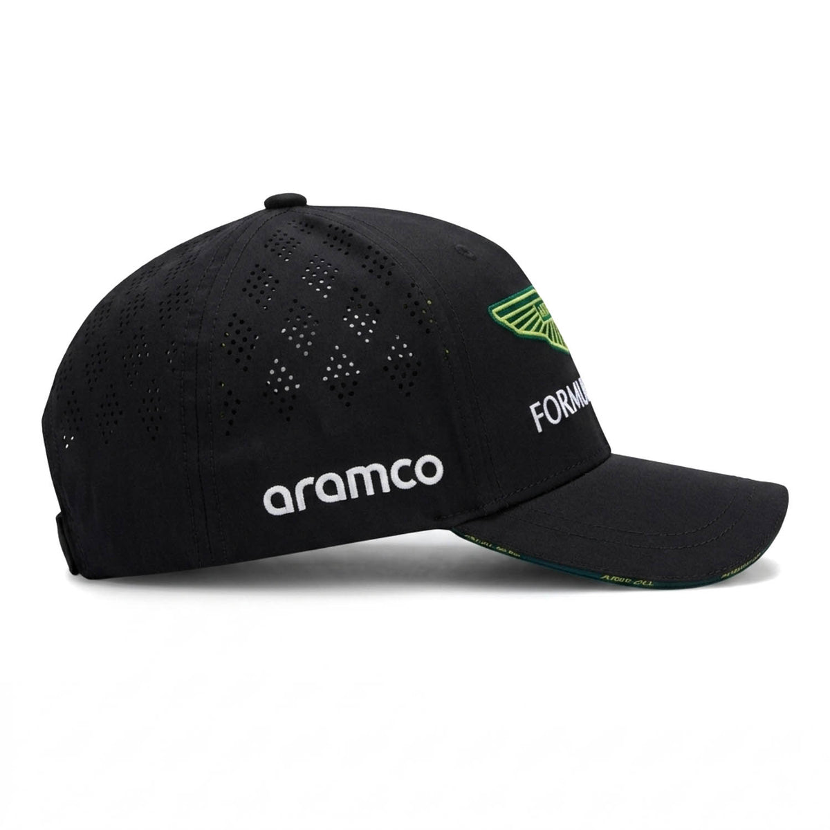 Casquette Racing | Édition "ASTON MARTIN" (Noir & Vert)