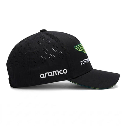 Casquette Racing | Édition "ASTON MARTIN" (Noir & Vert)