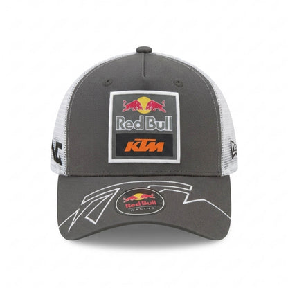 Casquette Racing | Édition "KTM" (Gris & Blanc)