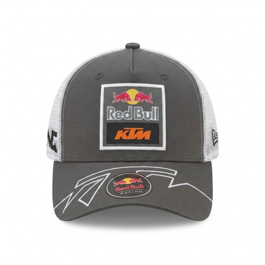 Casquette Racing | Édition "KTM" (Gris & Blanc)