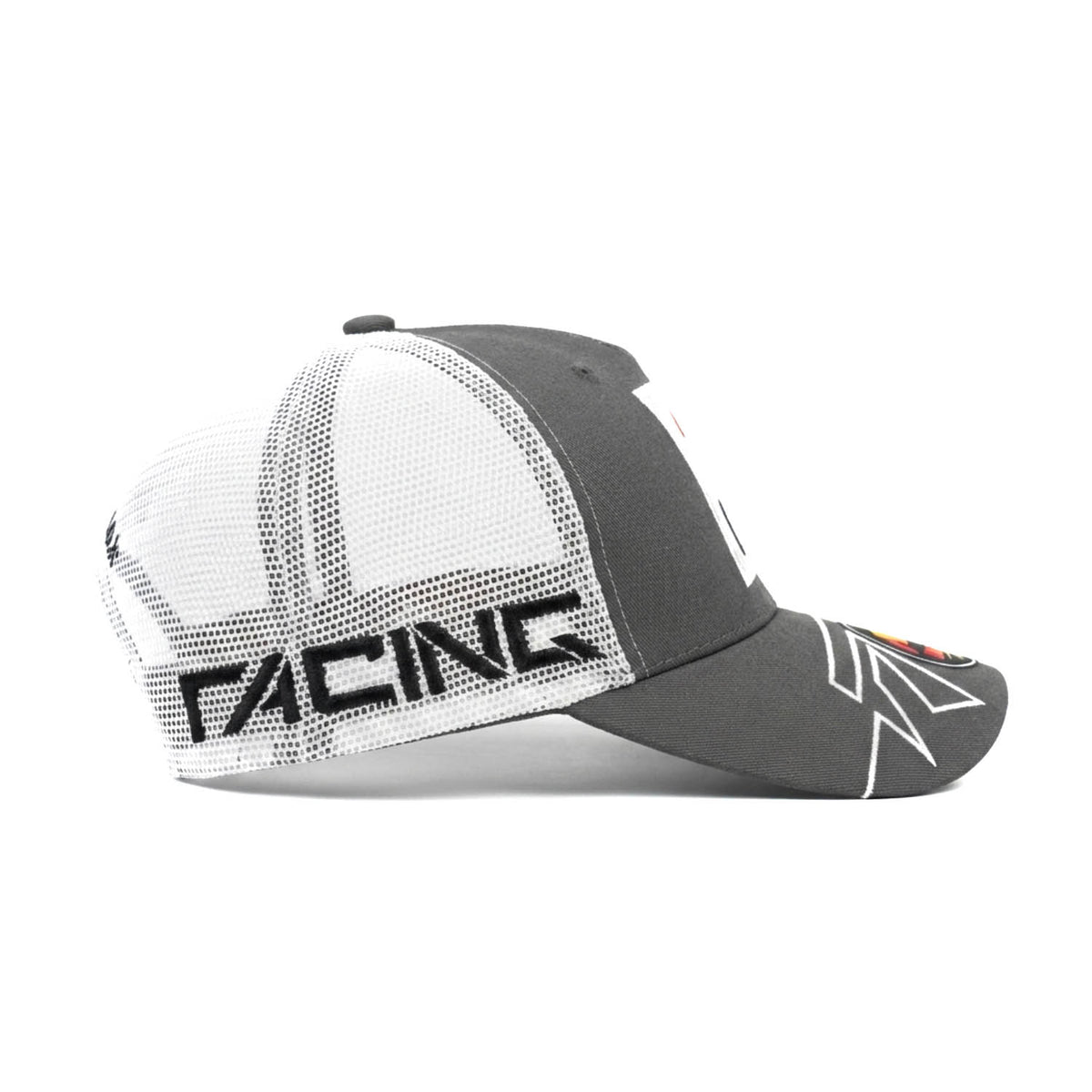 Casquette Racing | Édition "KTM" (Gris & Blanc)