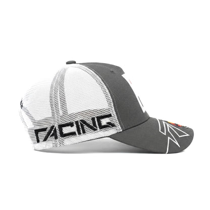 Casquette Racing | Édition "KTM" (Gris & Blanc)