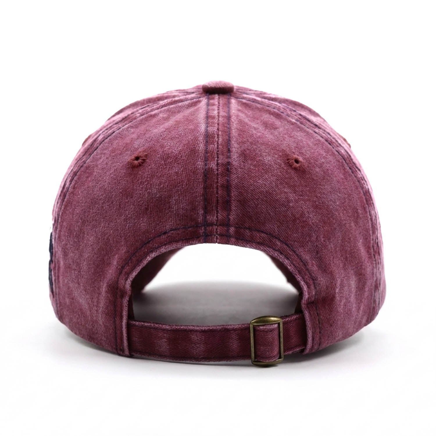 Casquette Vintage Jeans (Grenat)