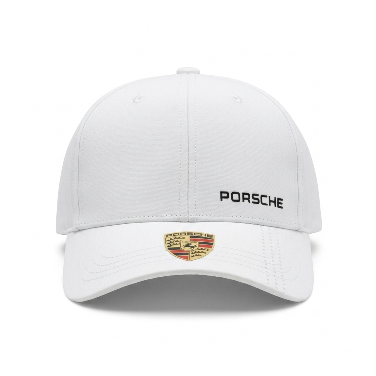 Casquette Racing | Édition "PORSCHE" (Blanc Pur)