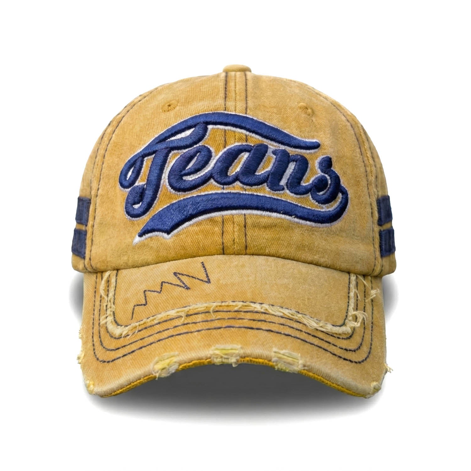 Casquette Vintage Jeans (jaune)