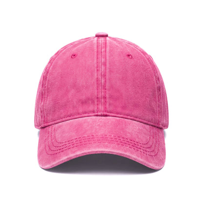 Casquette Vintage Simple (Rose Clair délavé)