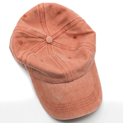 Casquette Vintage Simple (crevette délavé)