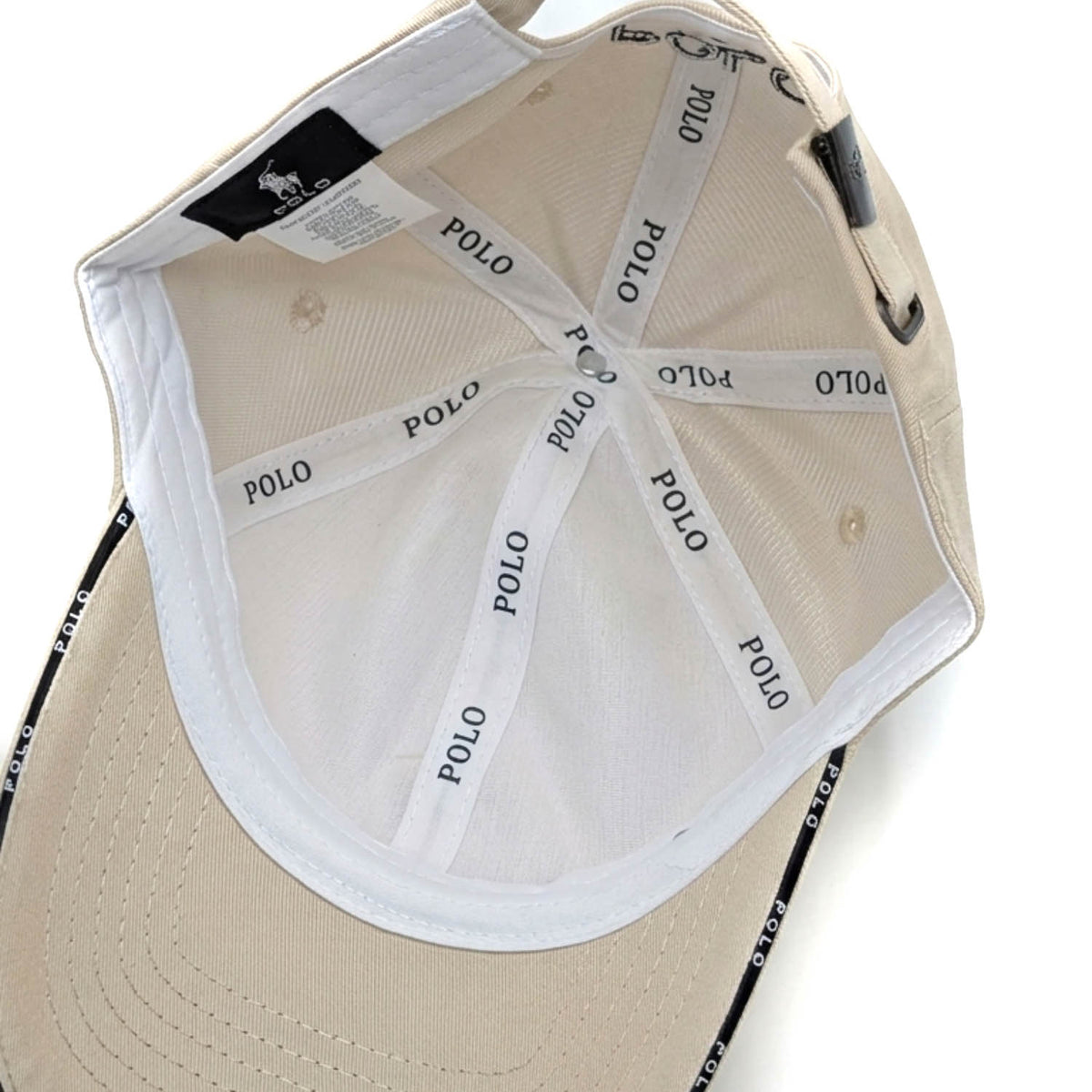 Casquette POLO Non-structuré (Beige)