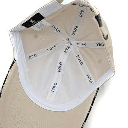 Casquette POLO Non-structuré (Beige)