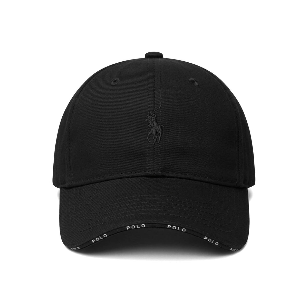 Casquette POLO Non-structuré (Black Black)