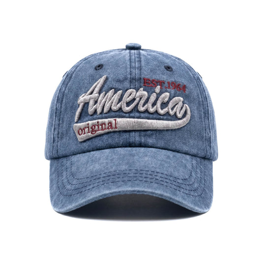 Casquette Vintage America EST.1964 (Bleue)