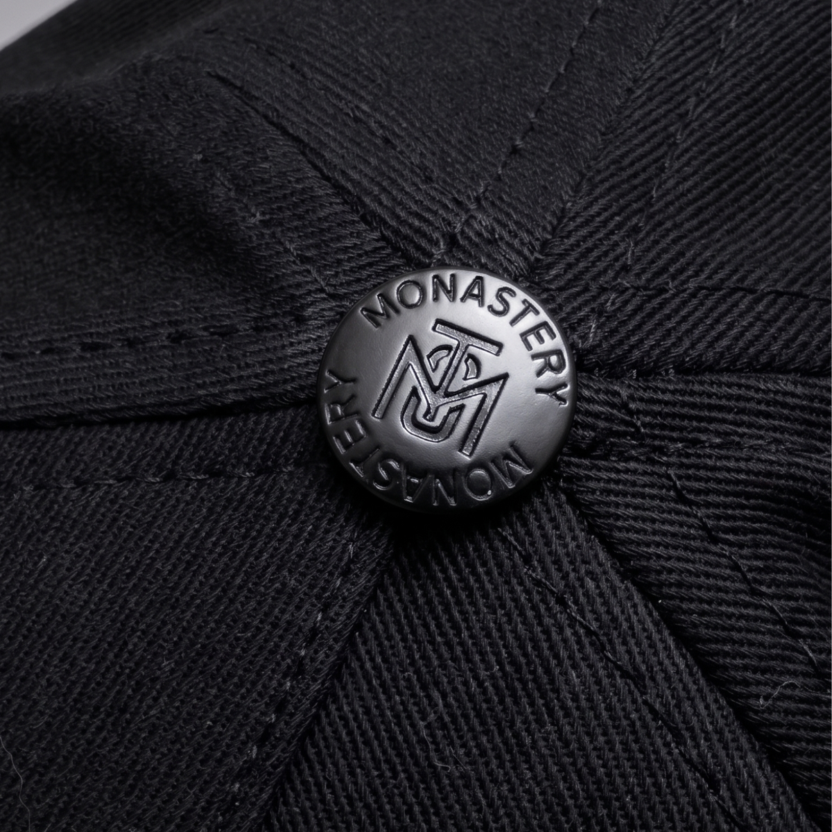 Casquette Monastery – Monogramme Signature (Black Black)