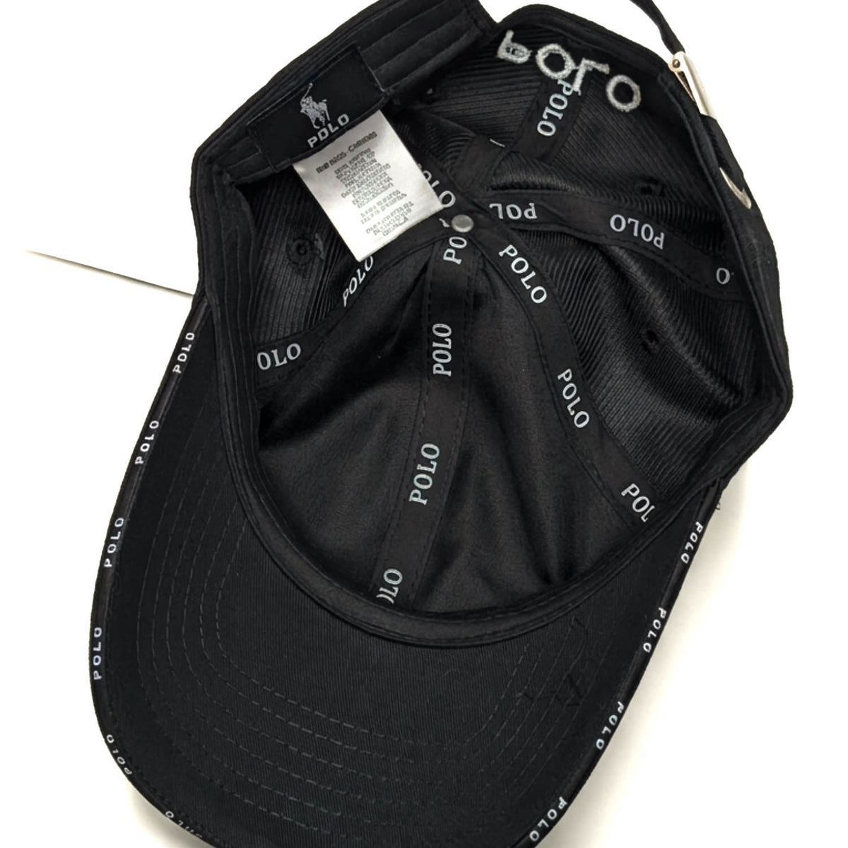 Casquette POLO Non-structuré (Noire)