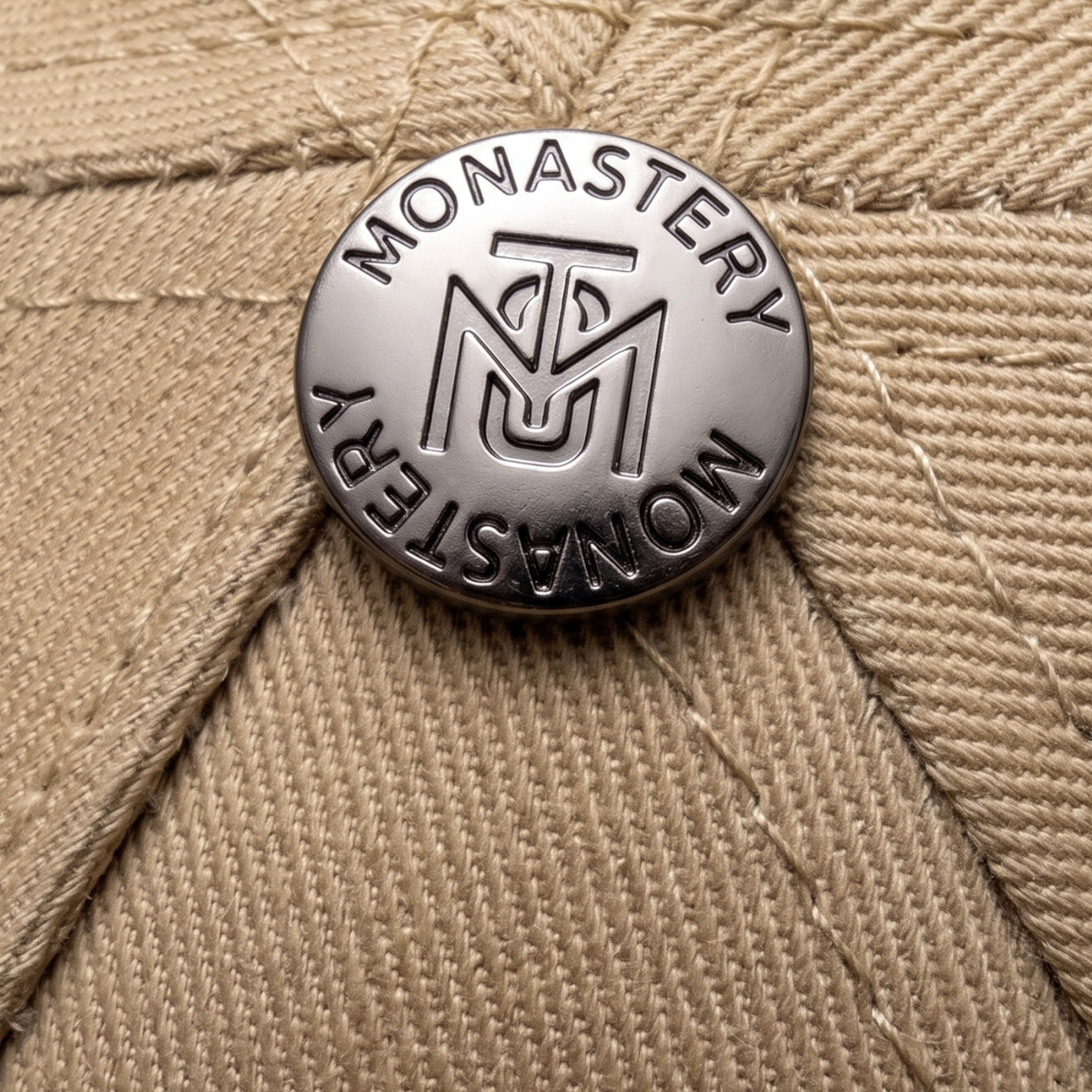 Casquette Monastery – Laurel Signature (Beige)