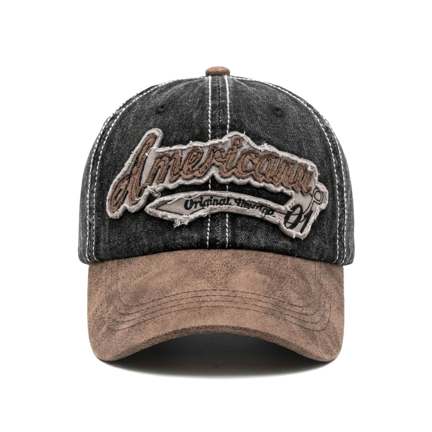 Casquette Denim "Americana" (Noire)
