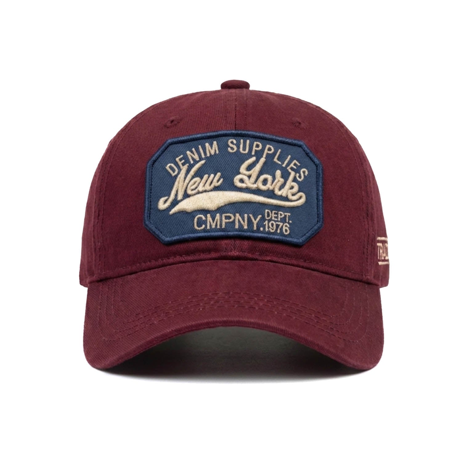 Casquette Vintage "D.S-New York" (bordeaux)