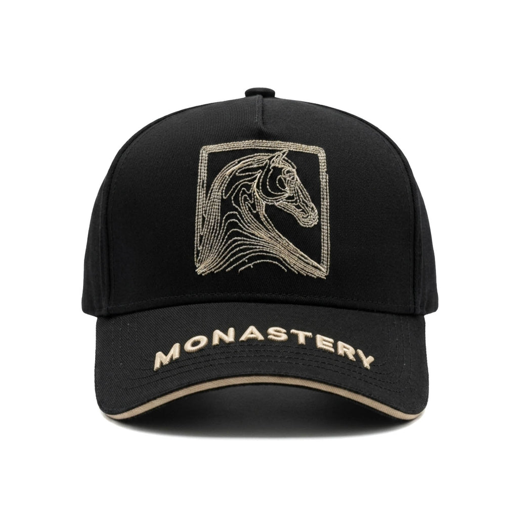 Casquette Monastery Couture - Modèle Icarus Black & Gold