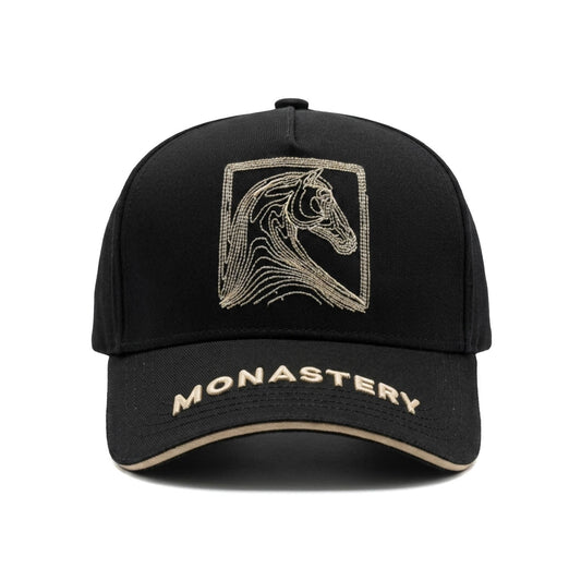 Casquette Monastery Couture - Modèle Icarus Black & Gold