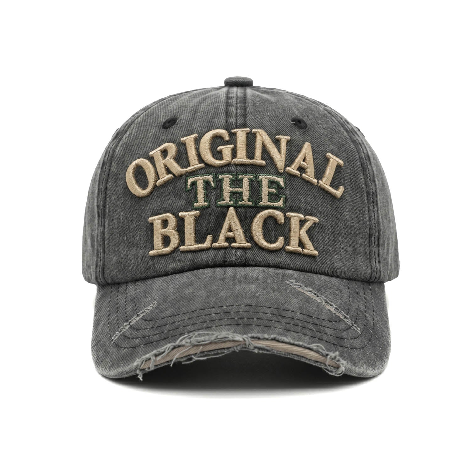 Casquette Vintage "ORIGINAL The BLACK" (Grise)