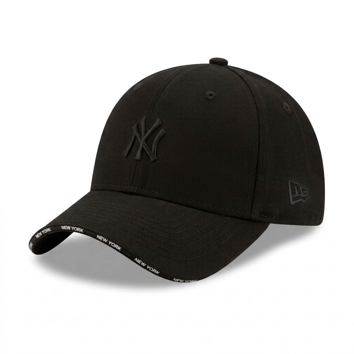 Casquette NY Non-structuré (Black Black)