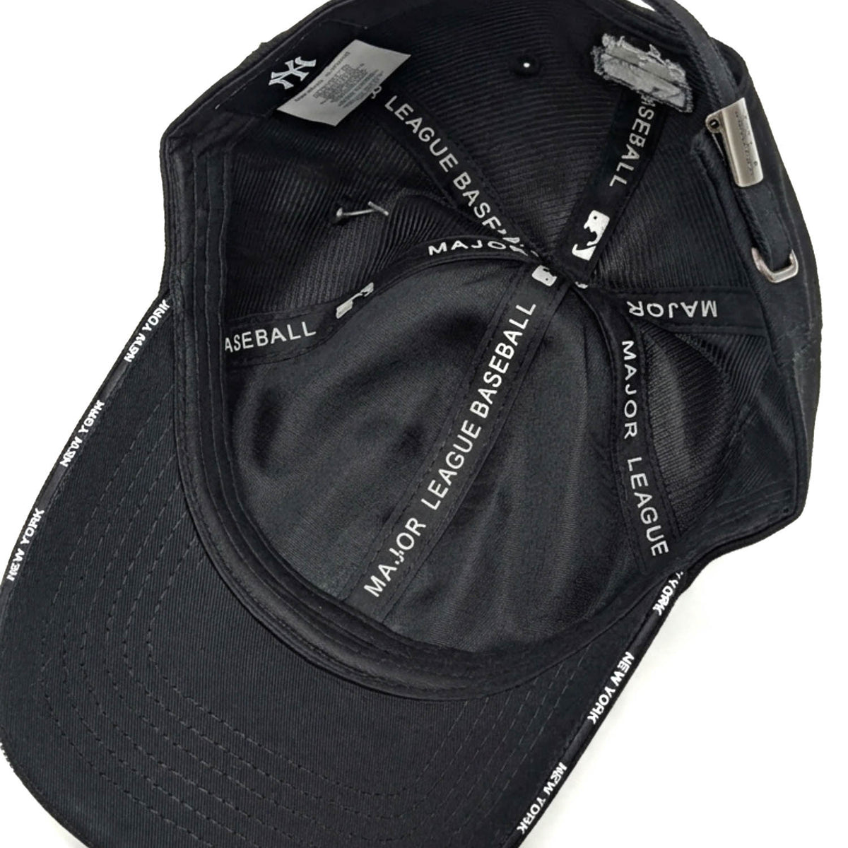 Casquette NY Non-structuré (Noire)