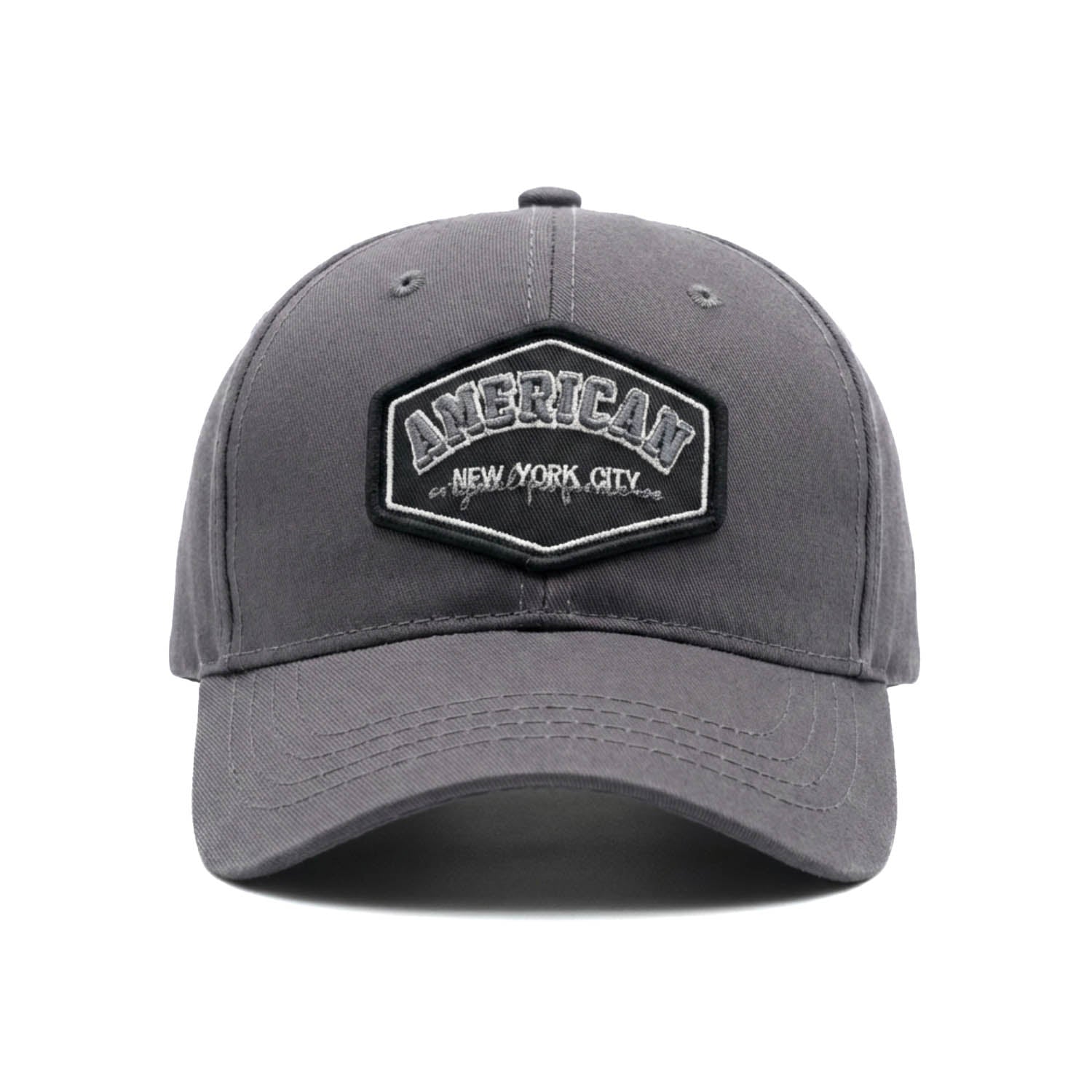 Casquette Vintage "AMERICAN" (Grise)