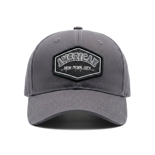 Casquette Vintage "AMERICAN" (Grise)