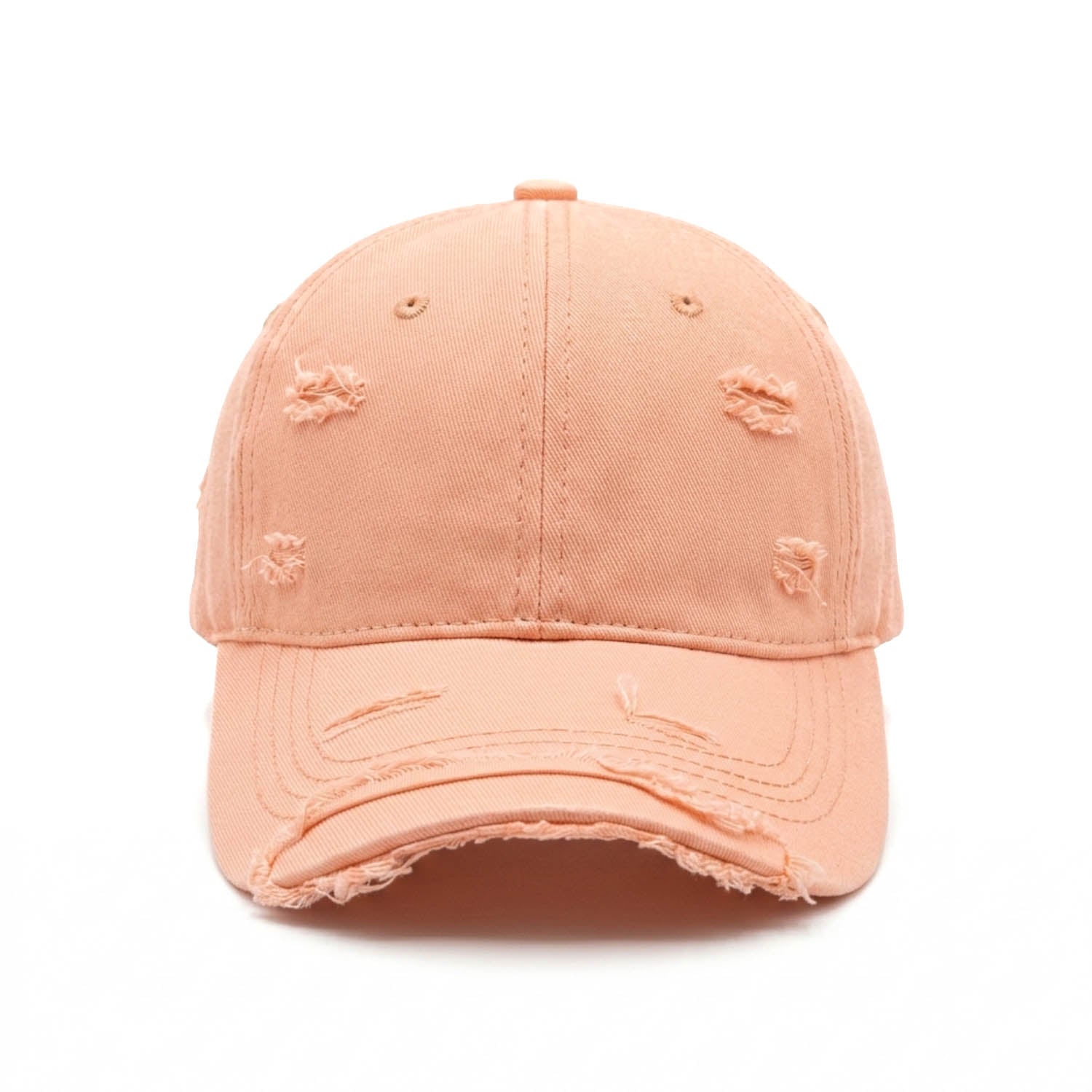 Casquette Vintage "Distressed" (Pêche)