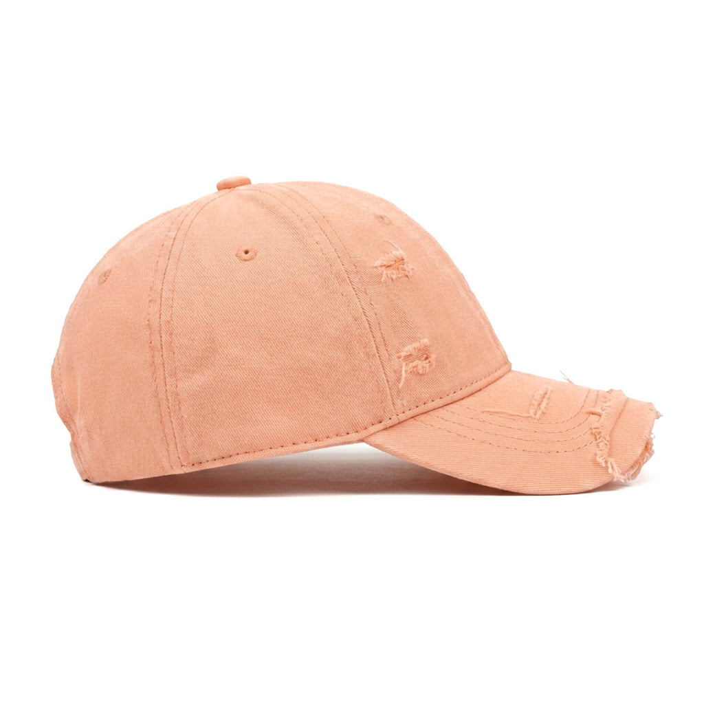 Casquette Vintage "Distressed" (Pêche)