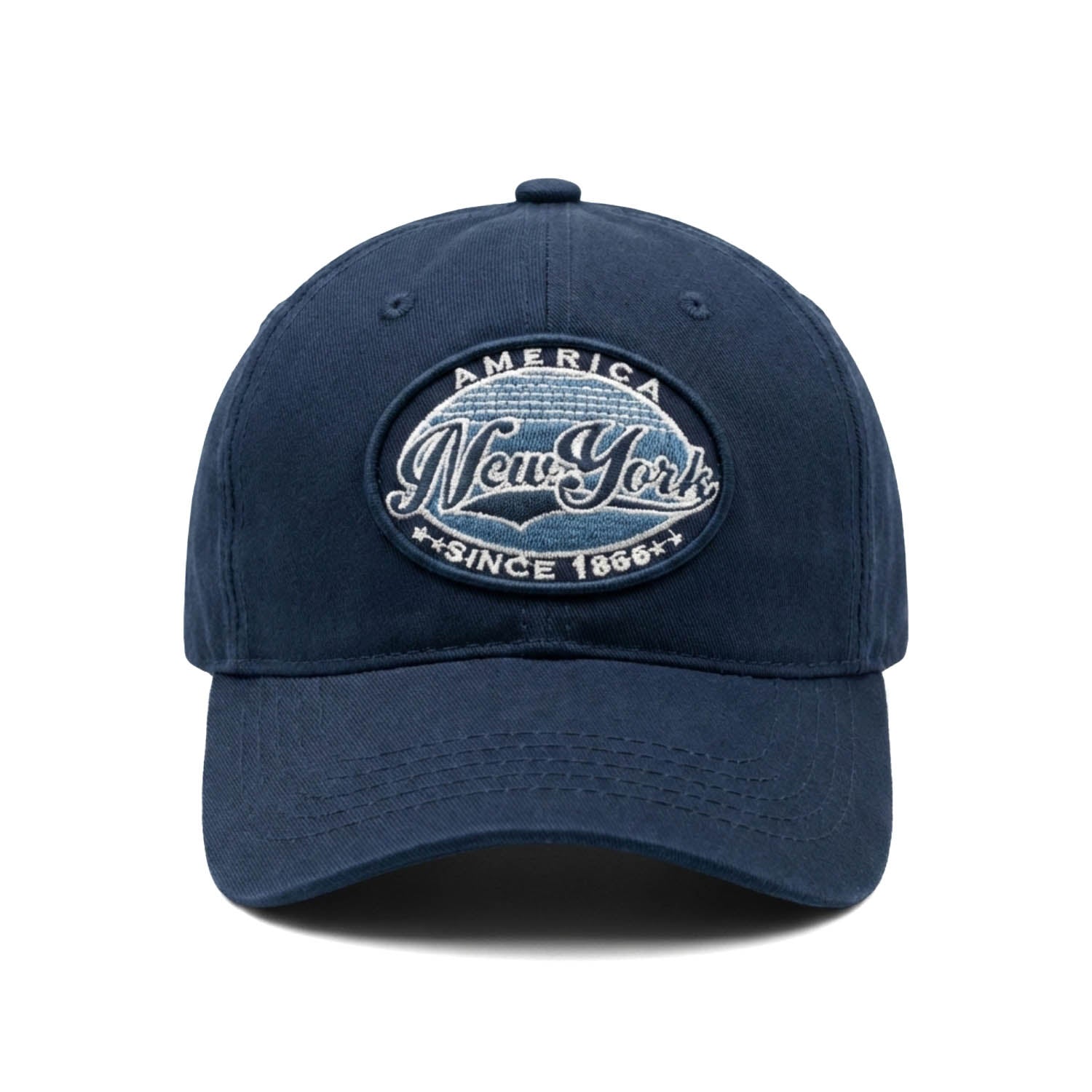Casquette Vintage "New York 1866" (Bleue)