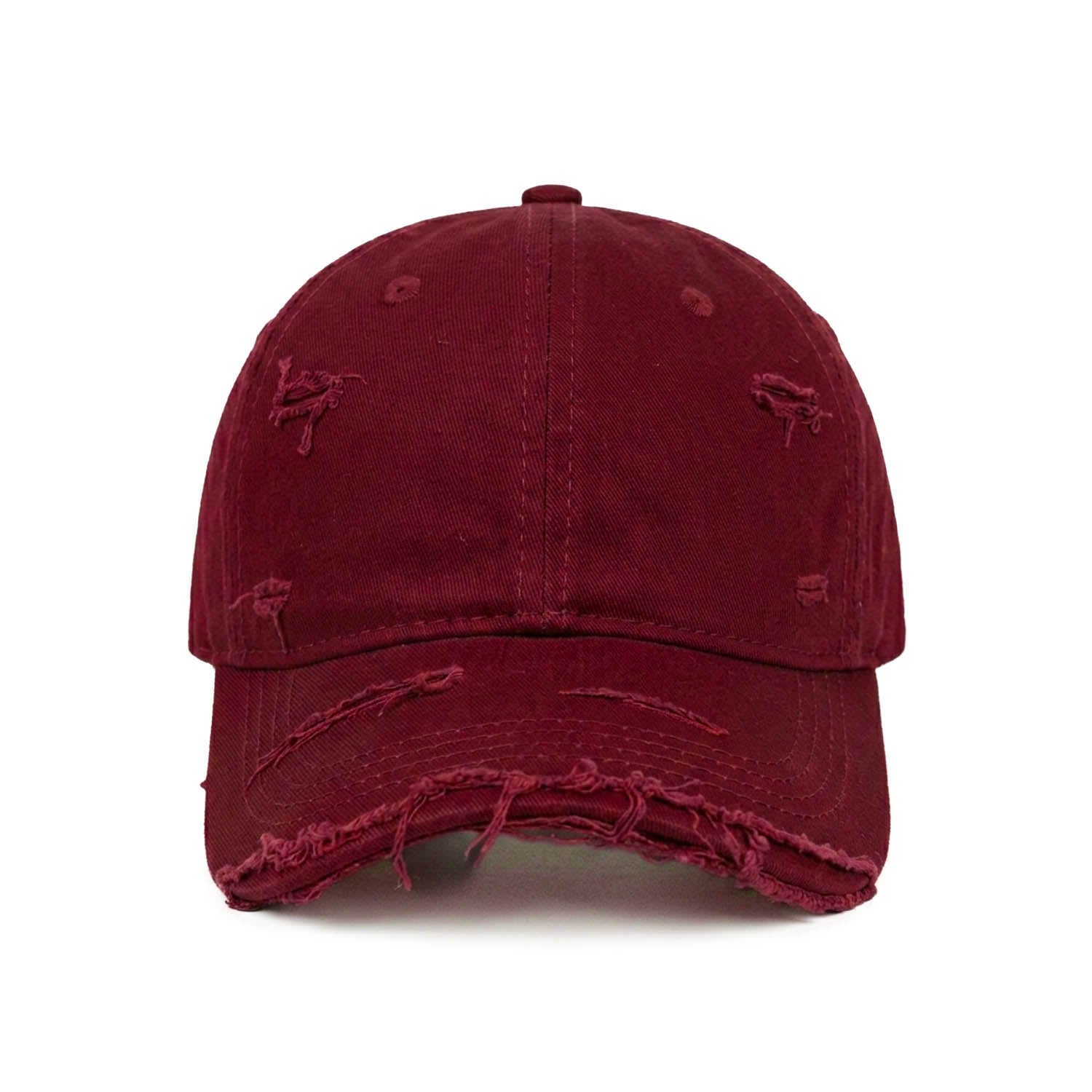 Casquette Vintage "Distressed" (Bordeaux)