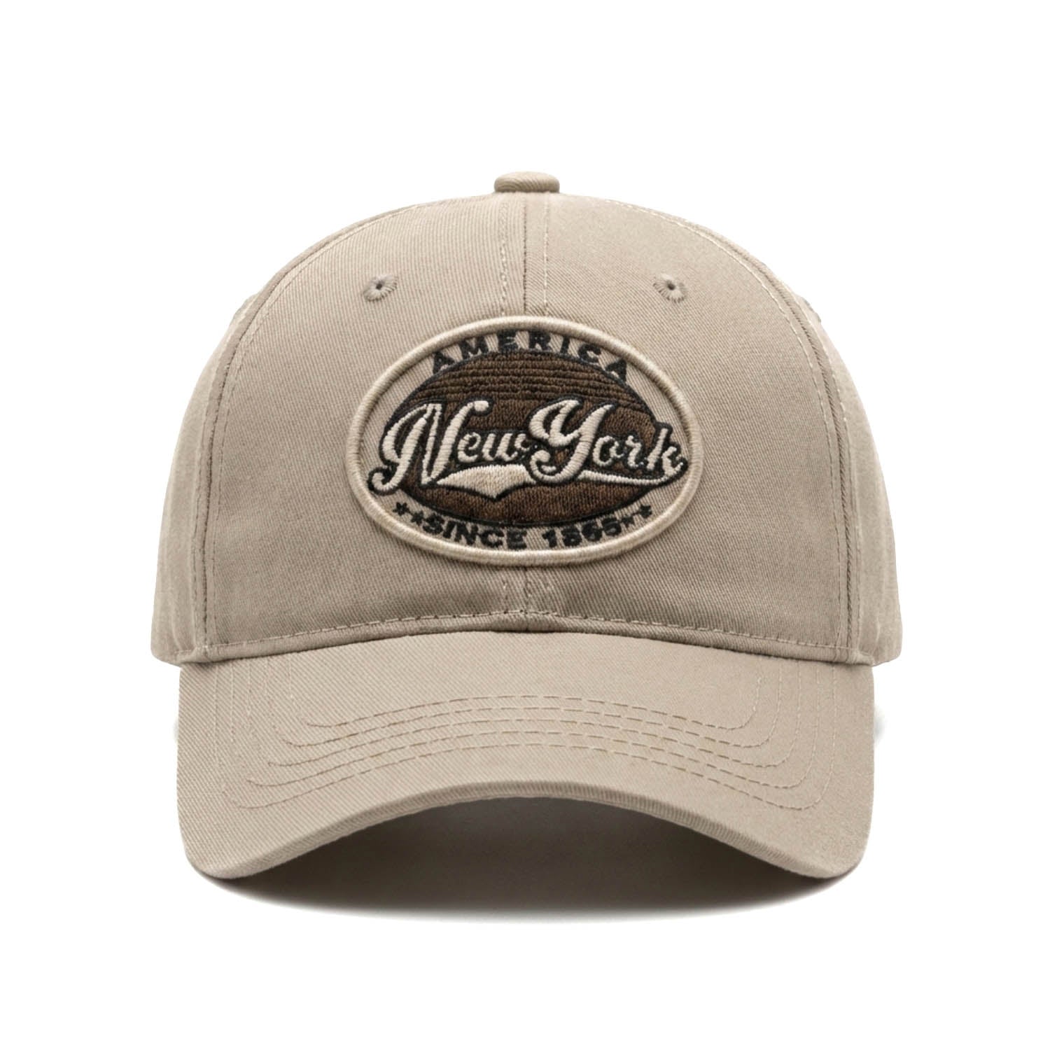 Casquette Vintage "New York 1866" (Beige)