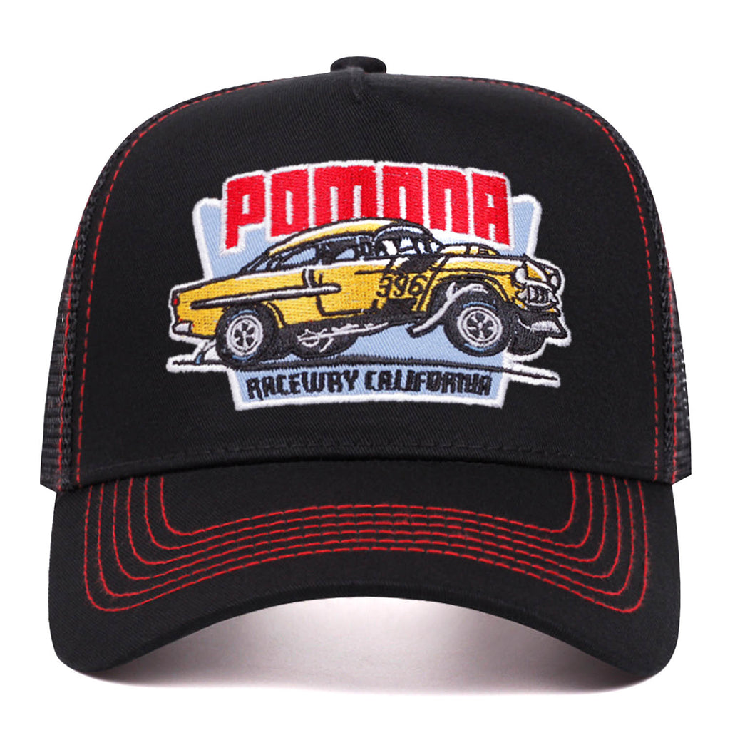 Casquette Trucker Vintage POMNNA (Noire)