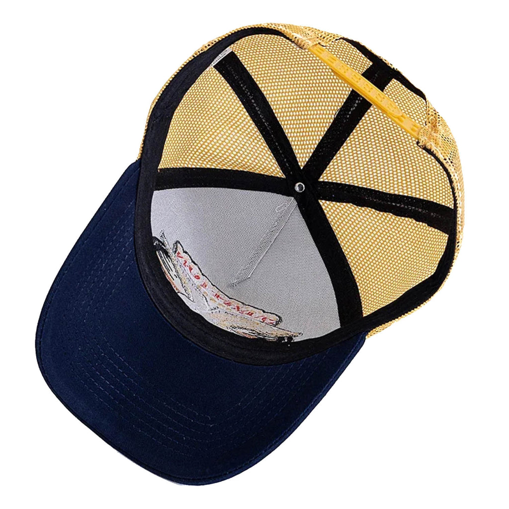 Casquette Trucker Vintage Station Free Spirit (Blanche/ Bleue)