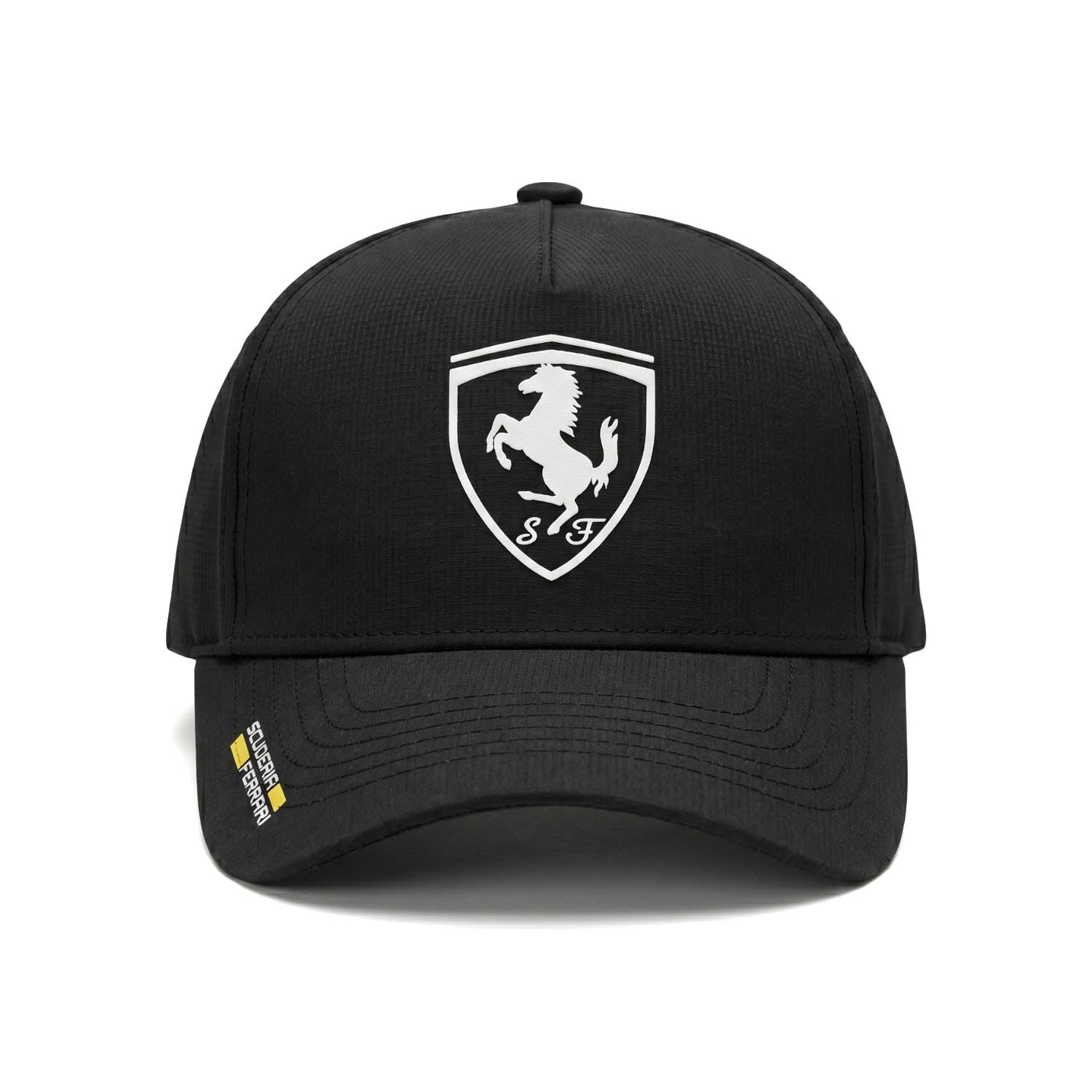 Casquette Racing | Édition "FERRARI" (Noir Furtif)