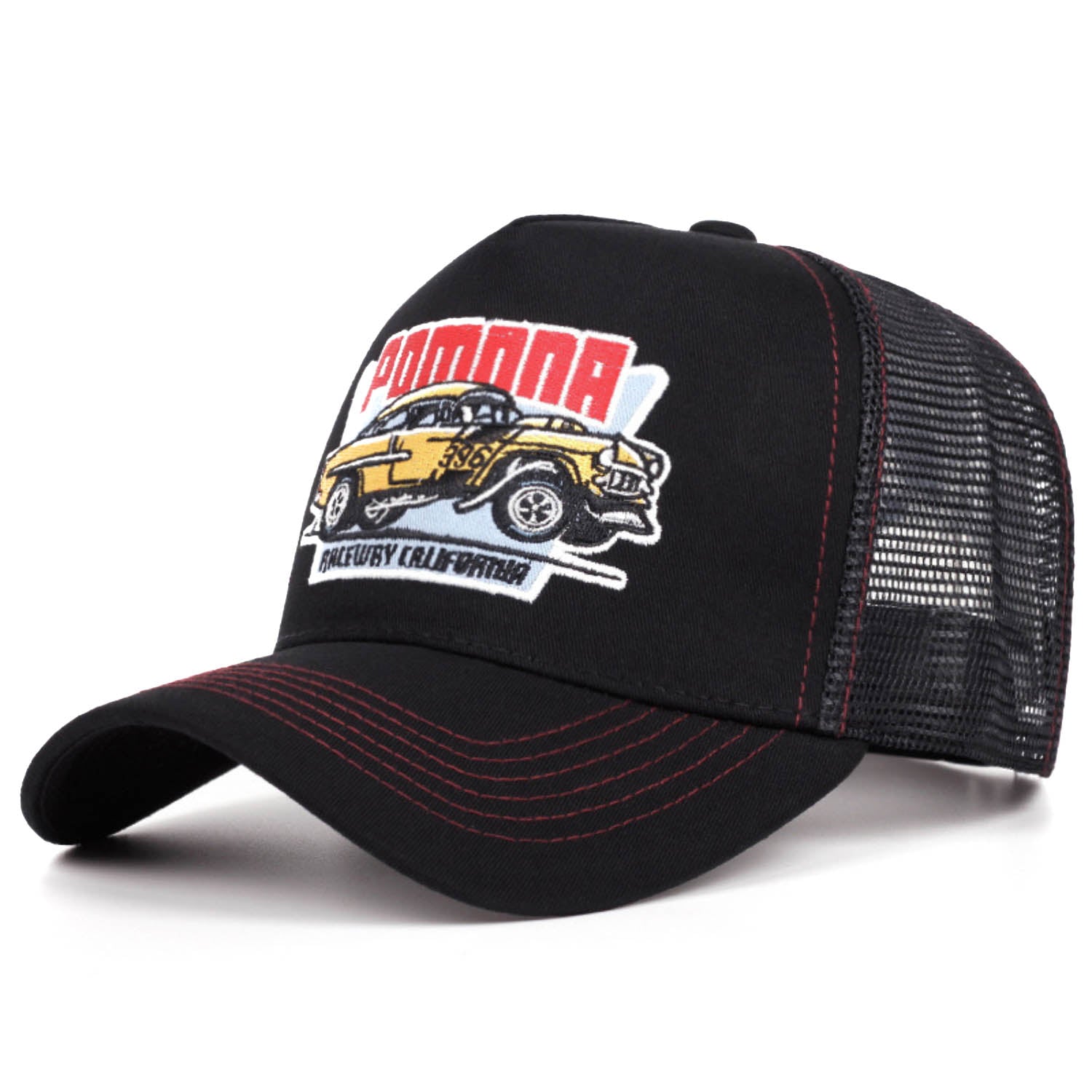 Casquette Trucker Vintage POMNNA (Noire)