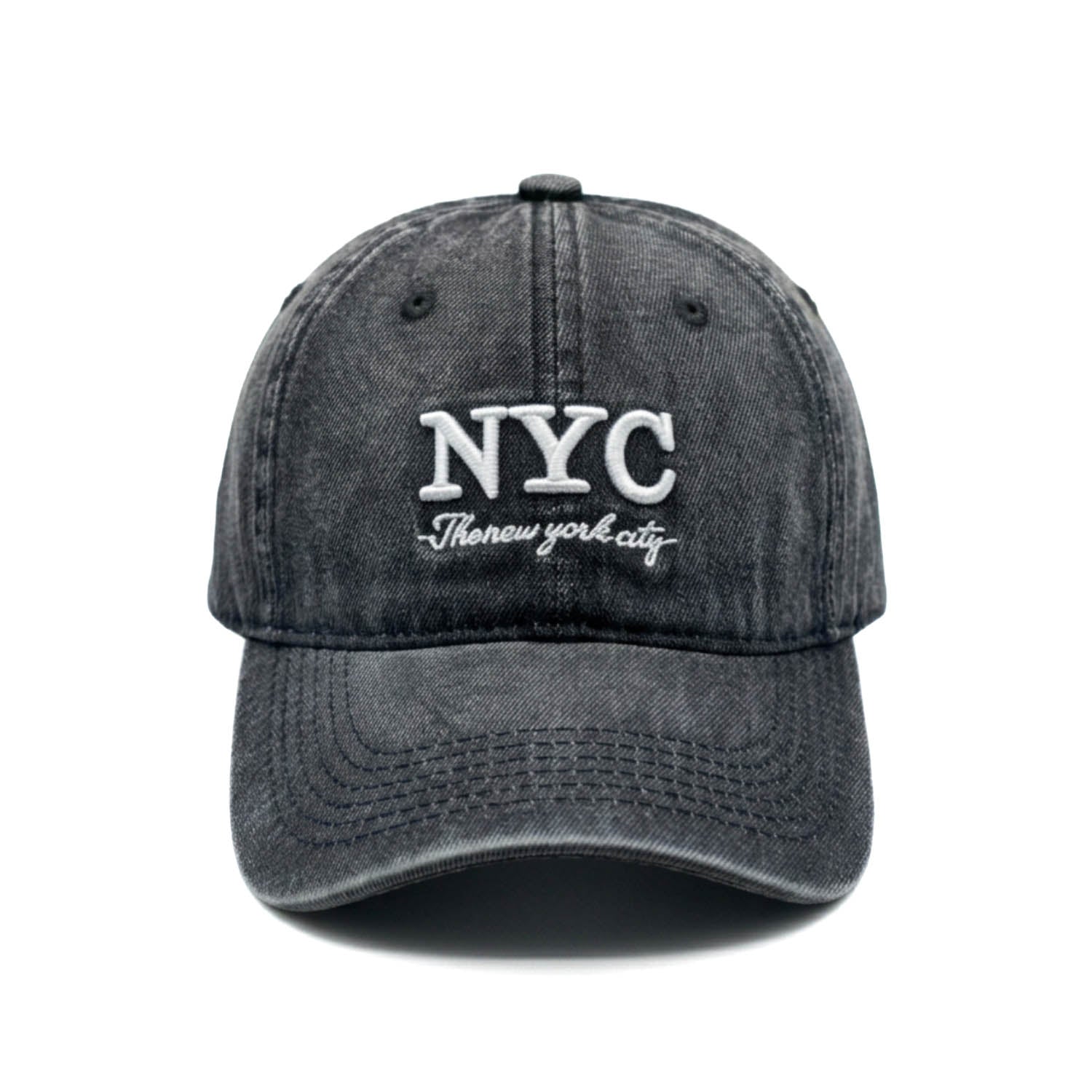 Casquette Denim NYC — Gris