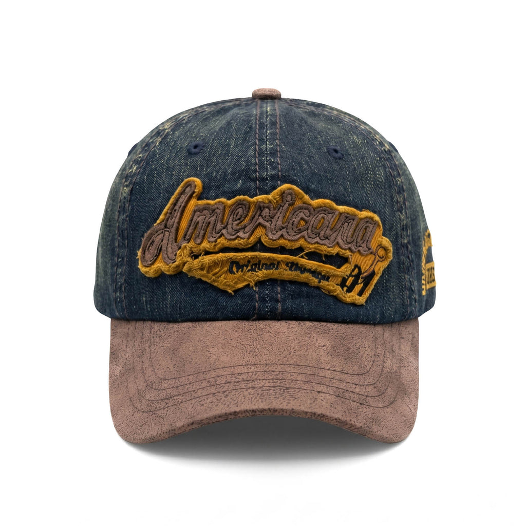 Casquette Denim "Americana" (Bleu délavé)