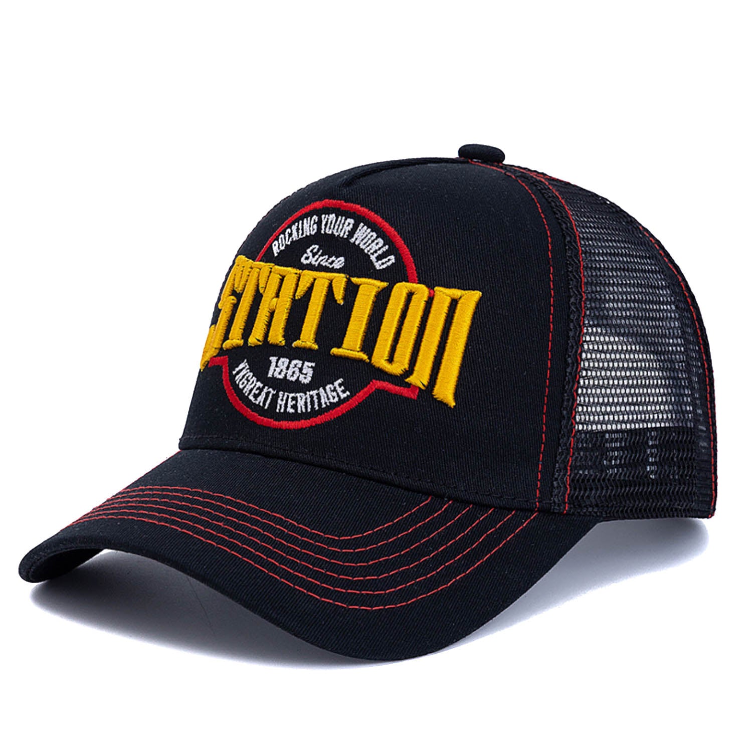 Casquette Trucker Vintage Station YKgreat (Noire)
