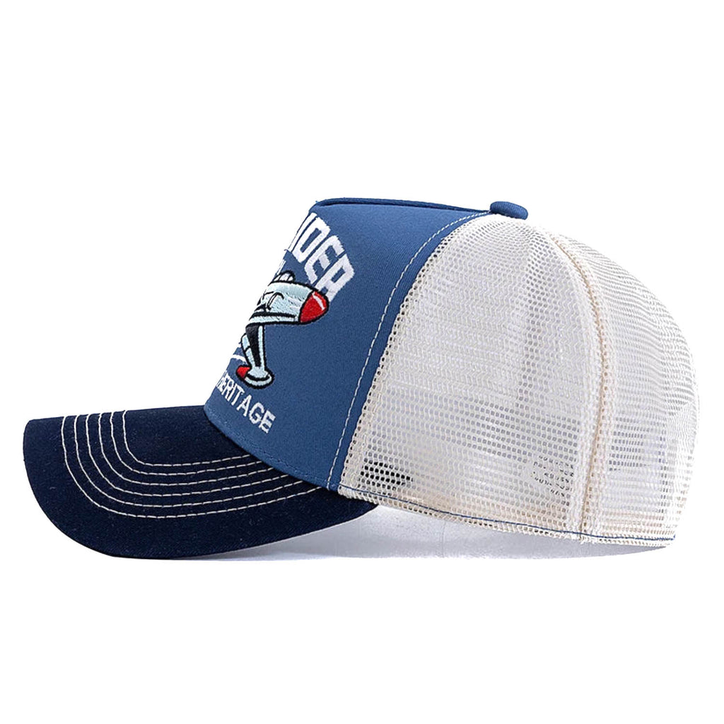 Casquette Trucker Vintage SKYRIDER (Bleue)