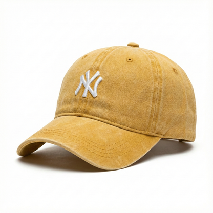 Casquette Vintage NY (jaune)