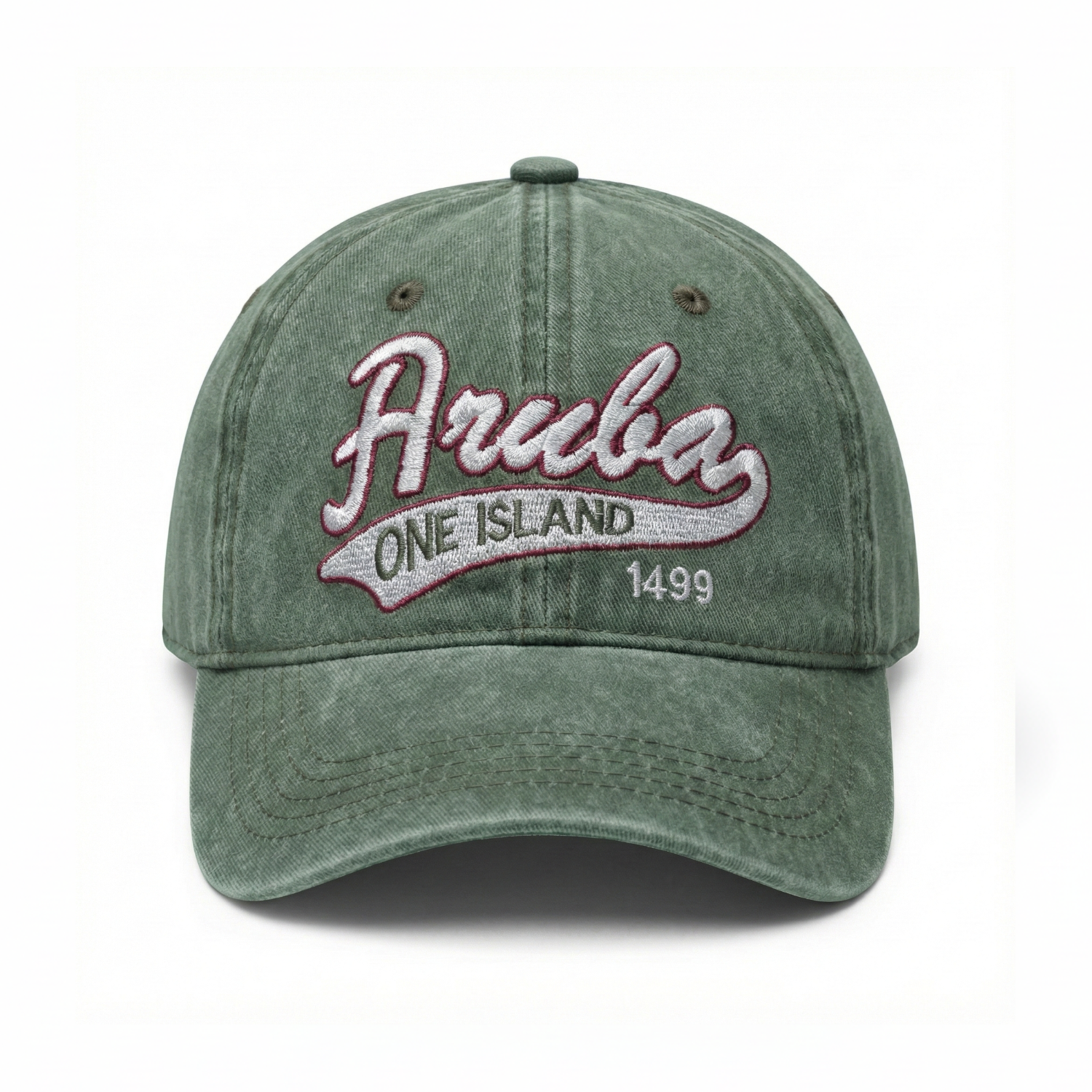 Casquette Vintage Aruba island (Verte)