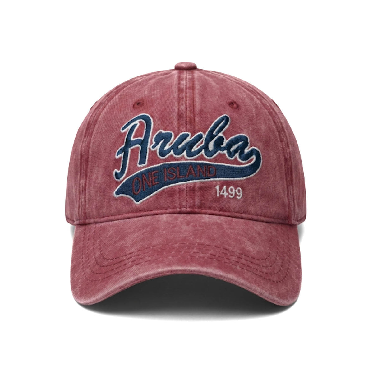 Casquette Vintage Aruba Island (Grenat)